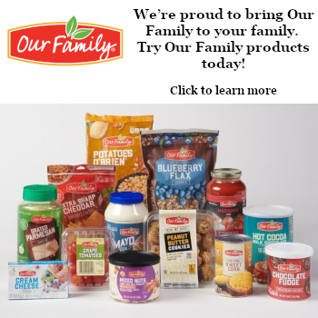 Our Family brand at Vinckier Foods